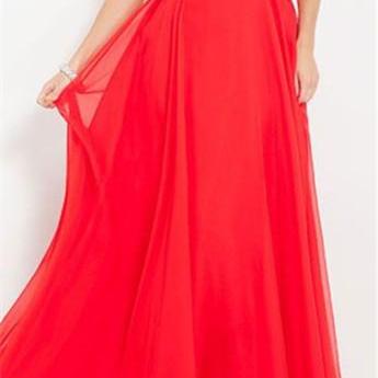 Red Prom Dresses,Long Evening Dresses,Prom Gowns,Beaded Party Dresses,Pageant Dress,Halter Evening Gowns For 2016 Teens