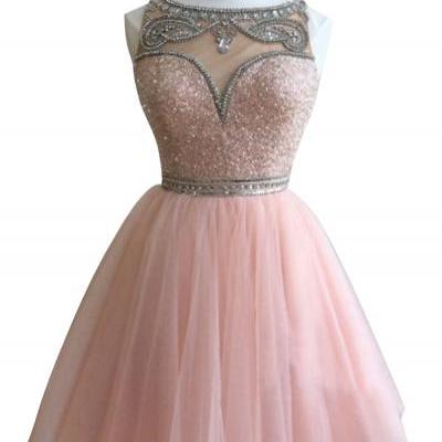 Short Homecoming Dress,Pink Homecoming Dress,Homecoming Dresses,Short Prom Dress