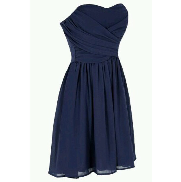 navy blue short prom dress