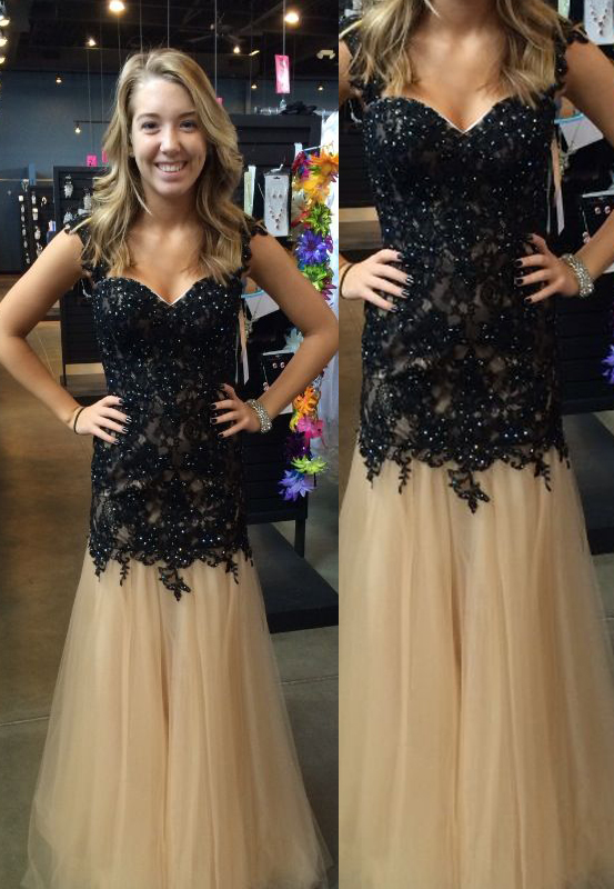 Applique Dresses for Prom