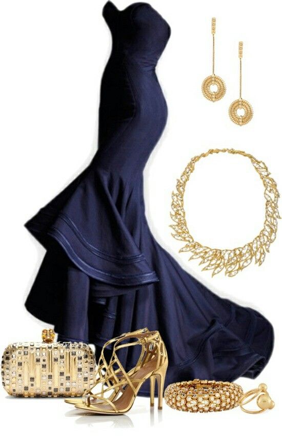 navy blue cocktail dress accessories