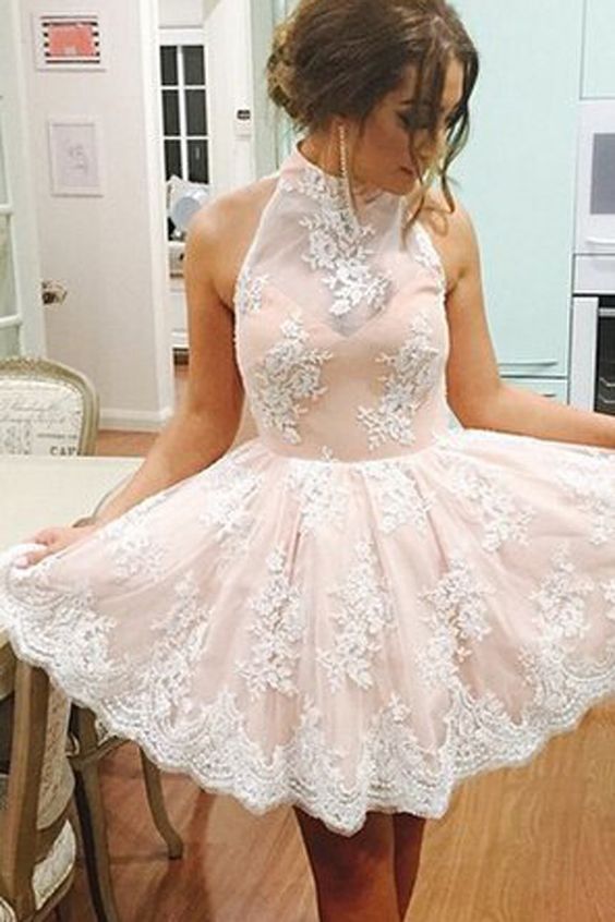 white short hoco dresses