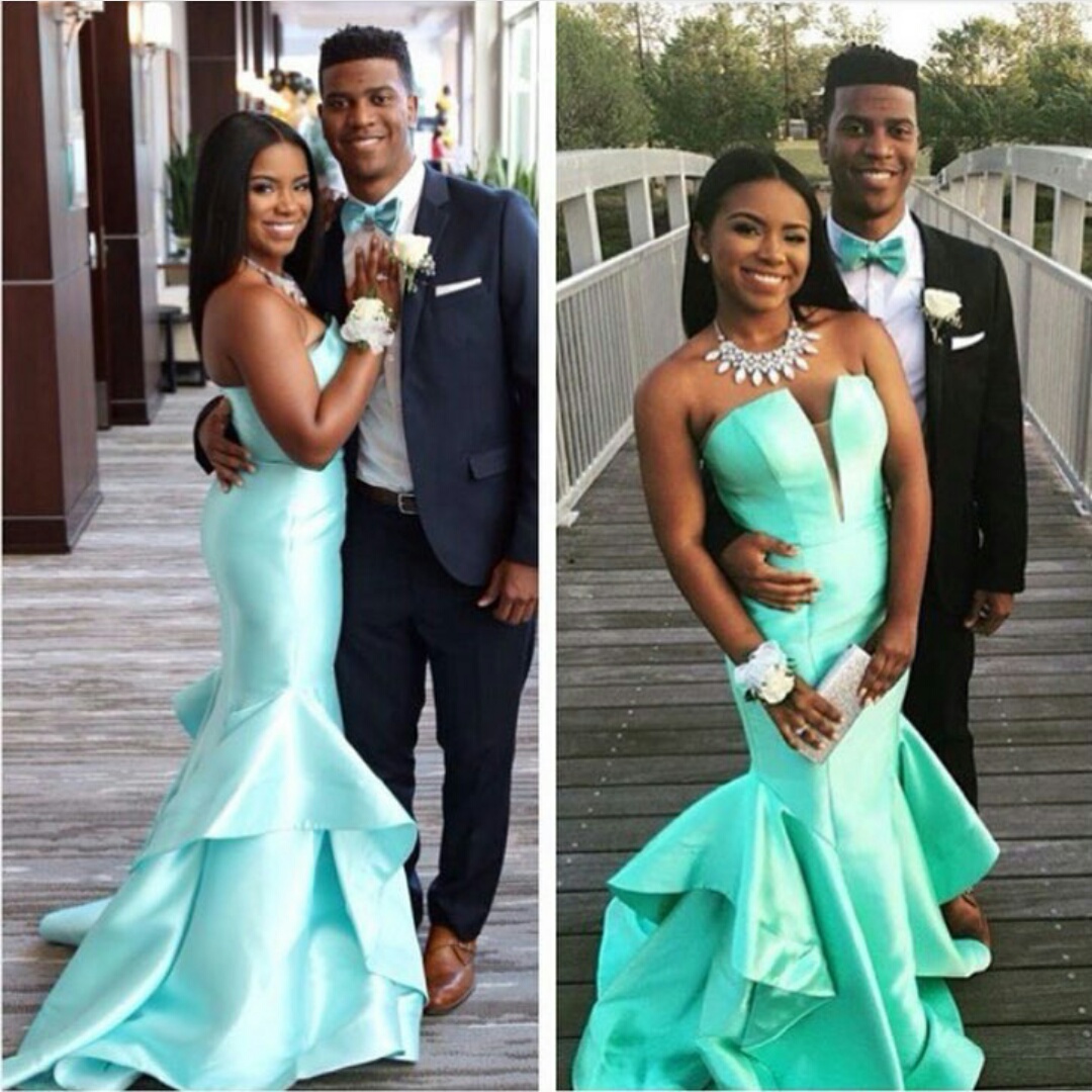 New Arrival Sexy Prom Dress Mint Green Mermaid Evening Dress Prom Gown Formal Occasion Dress On Luulla