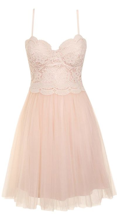 Spaghetti Strap A-line Short Tulle Prom Dress with Lace Bodice