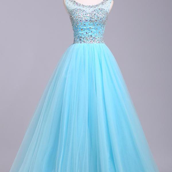 blue and silver evening gowns