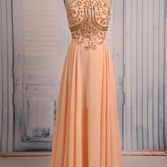 Peach Formal Dress