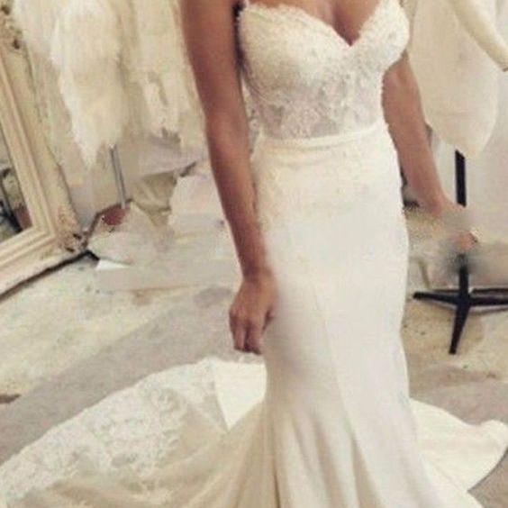 High Quality Custom Made Wedding Dresses,Sexy Mermaid Wedding Dresses ...